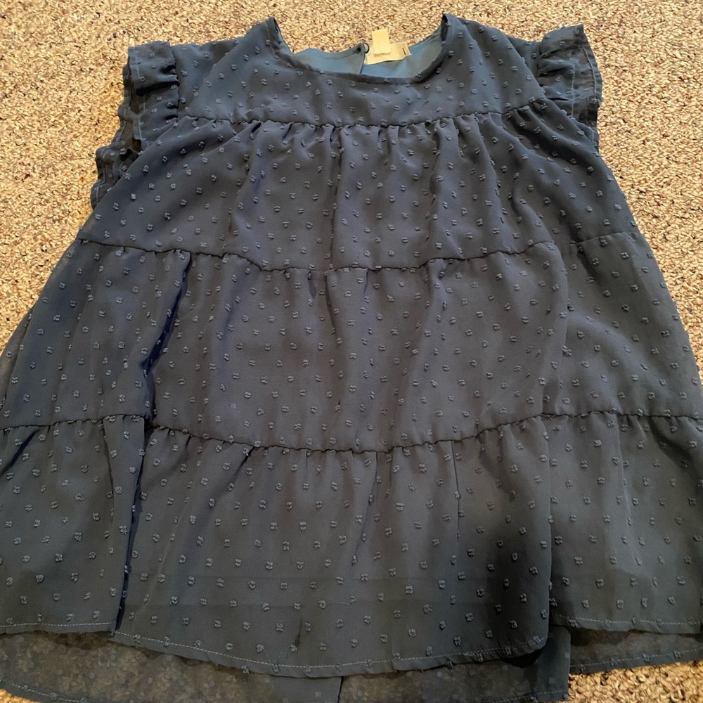 Layered peplum top
